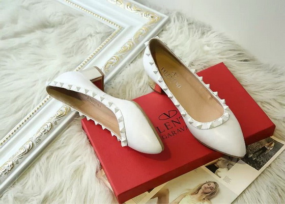 Valentino Shallow mouth Block heel Shoes Women--007